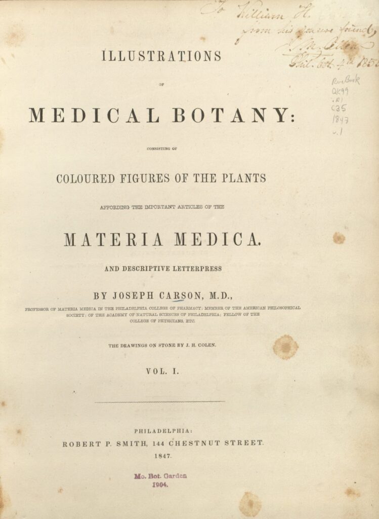 Illustrations of medical botany consisting of coloured figures of the plants affording the important articles of the materia medica compressed pdf